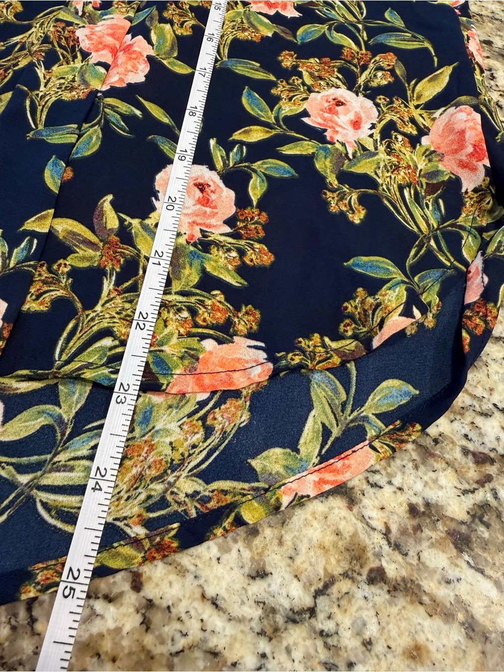Sweet Rain cottagecore floral sleeveless ruffles coquette top SZ SM - Picture 11 of 13